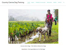 Tablet Screenshot of countrycaninehawaii.com